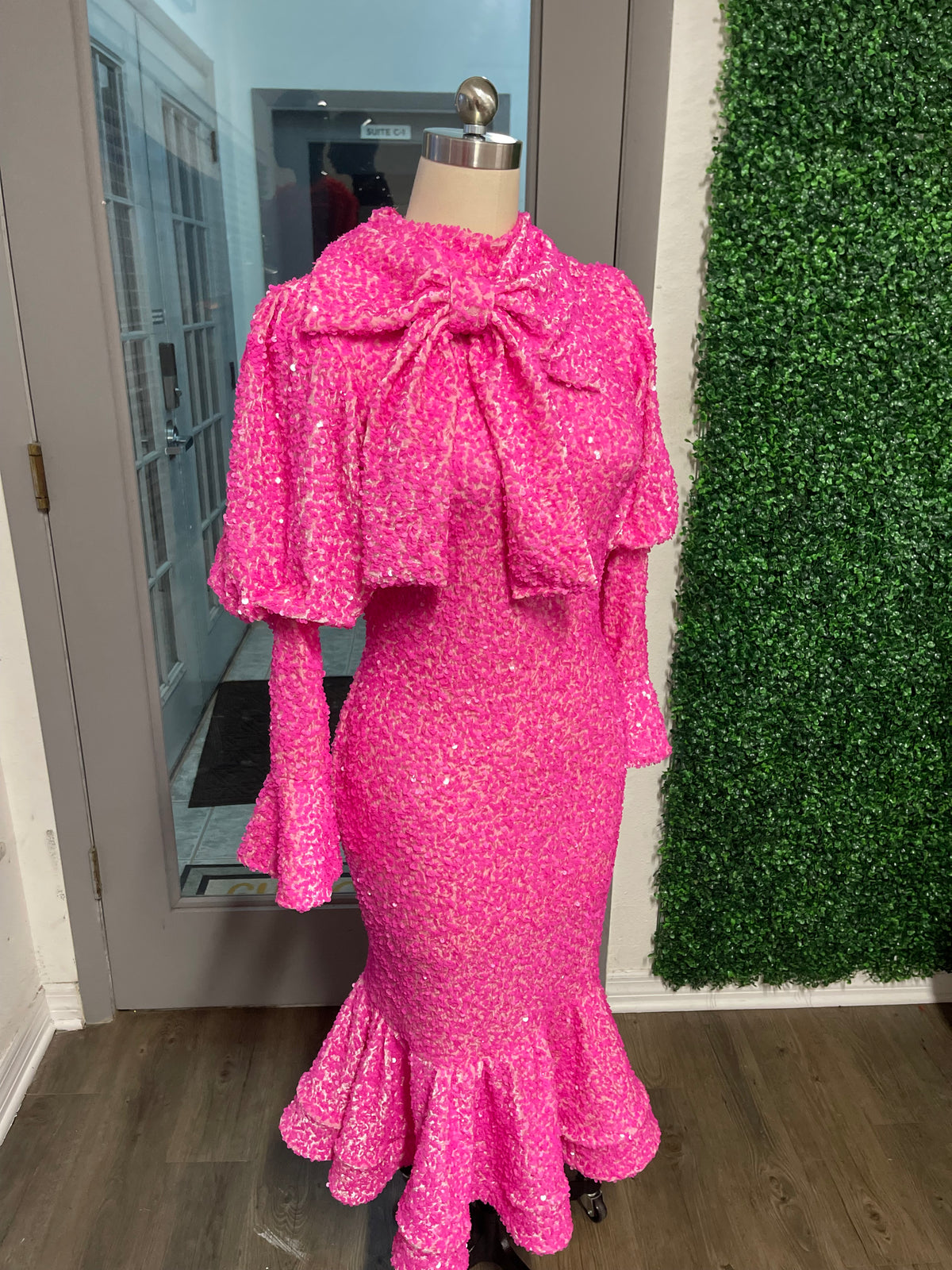 Barbie pink mermaid dress