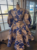 Royalty swing brocade dress