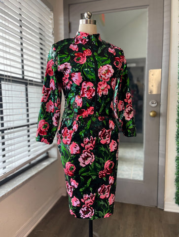 Floral jacket and skirt set