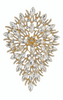 Crystal Brooch - 6 inch