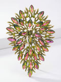Pink Green Brooch