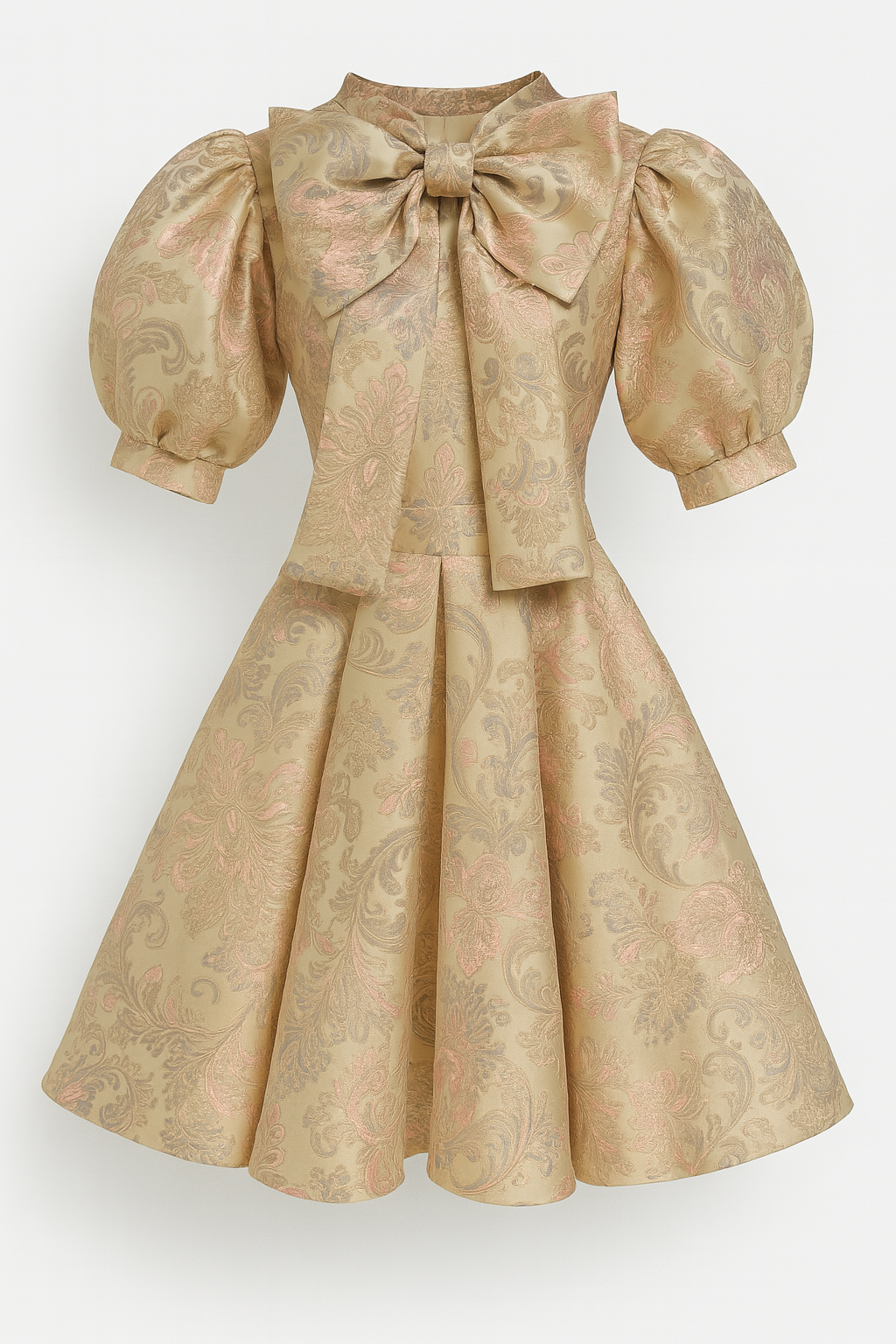 Brocade swing dress