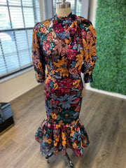 Floral sequin mermaid