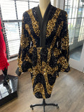 Golden peplum
